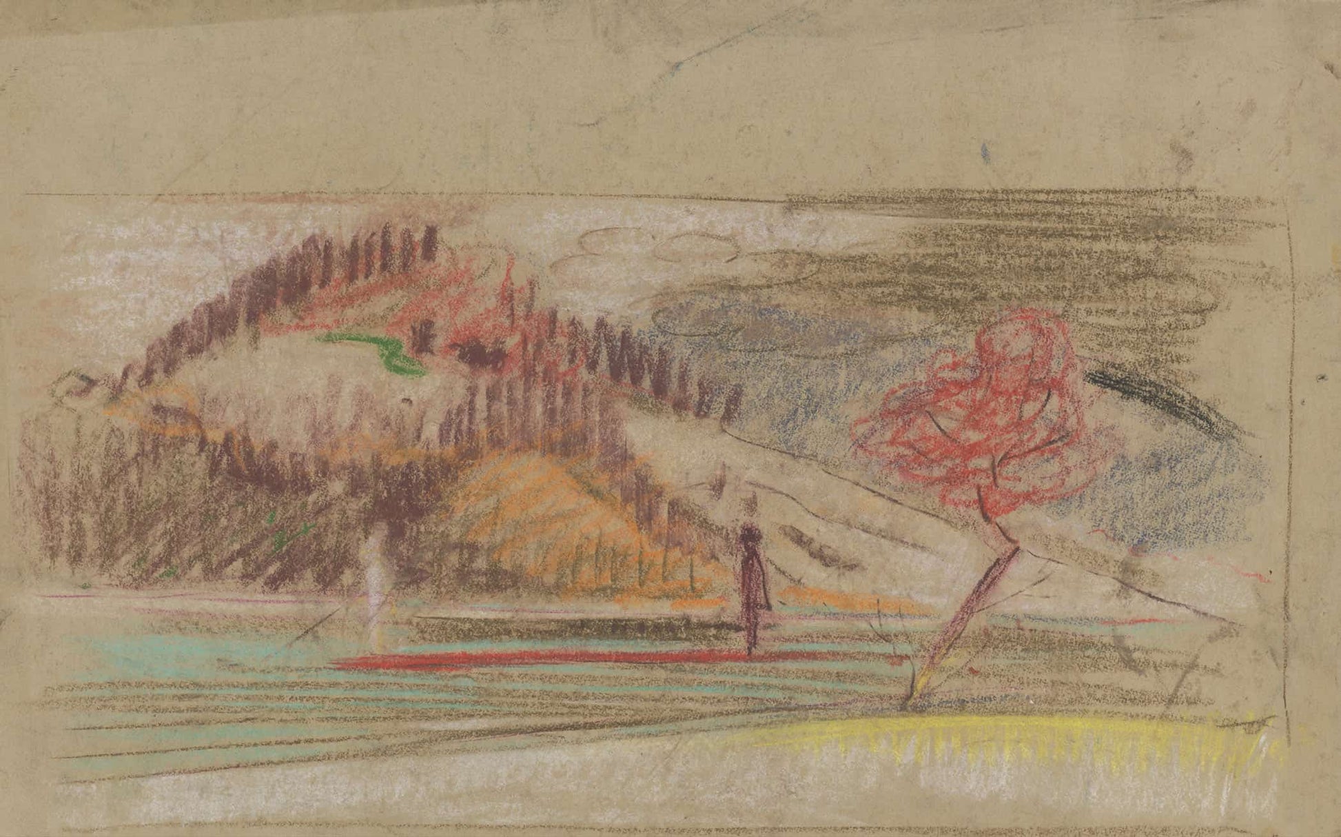 Autumn Landscape   by Arnold Peter Weisz Kubincan