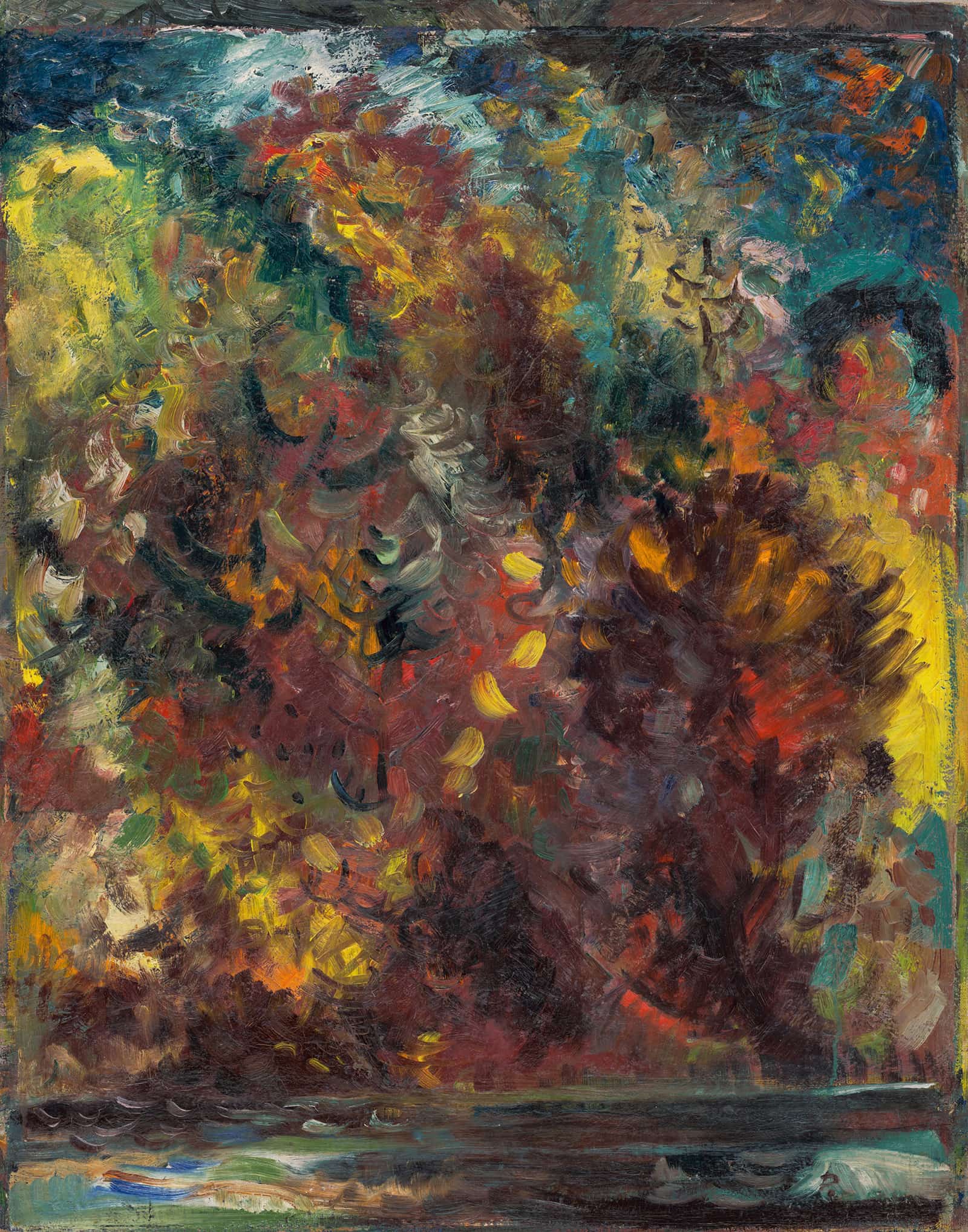Autumn On A River Bank   by Arnold Peter Weisz Kubincan