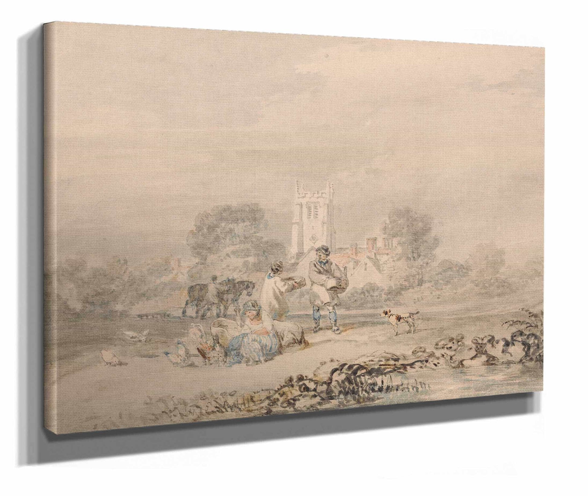 Autumn Sowing Of The Grain by Joseph Mallord William Turner