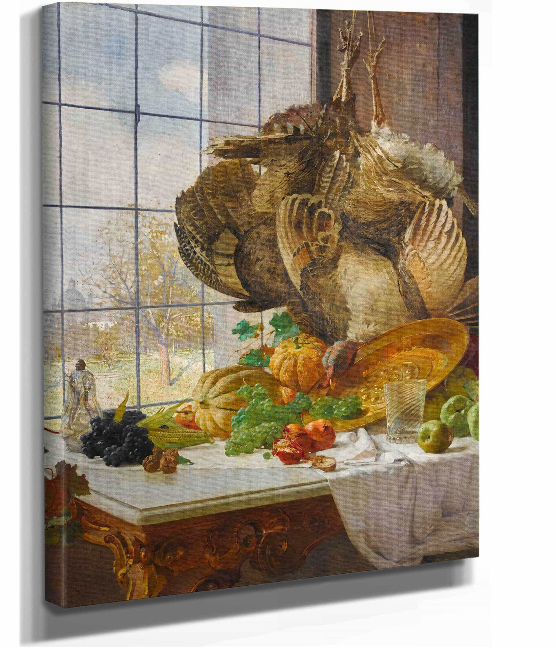 Autumn Still Life In The Artists Studio by Carl Moll