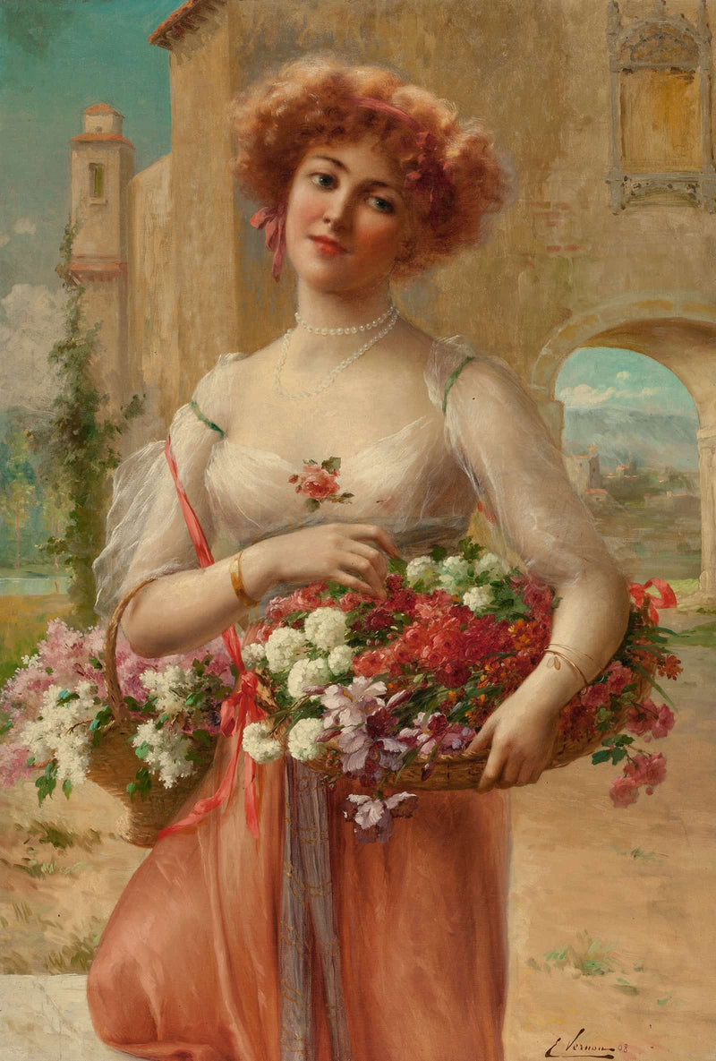 Aux Roses by Emile Vernon