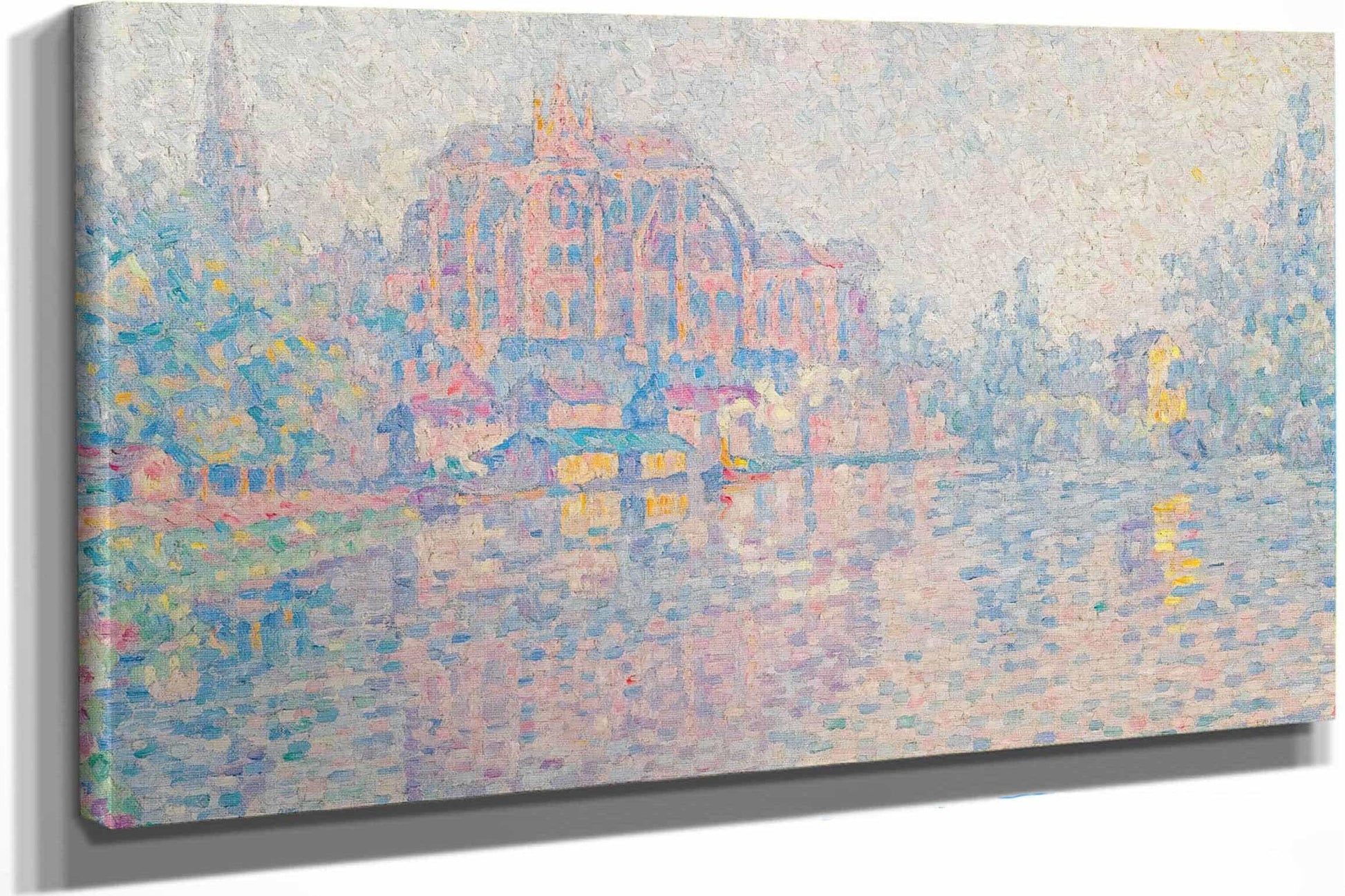 Auxerre La Riviere by Paul Signac