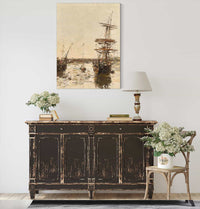 Avant Port De Trouville by Eugene Boudin