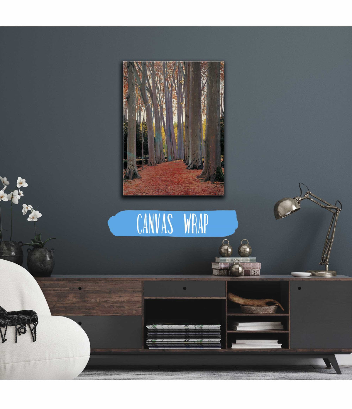 Avenue Of Plane Trees by Santiago Rusinol