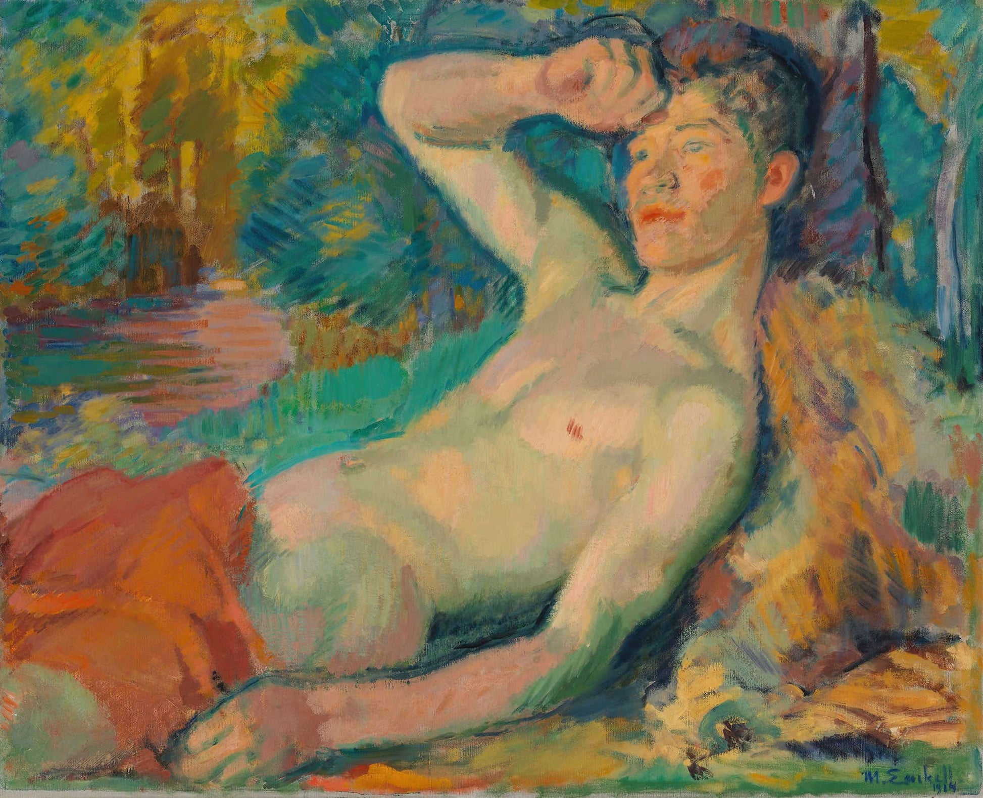 Awakening Faun by Magnus Enckell