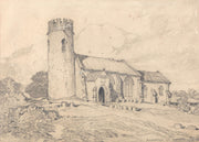 Aylmerton Church Norfolk From The South West by John Sell Cotman