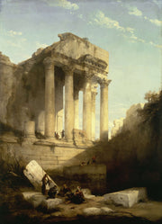 Baalbecruins Of The Temple Of Bacchus by David Roberts