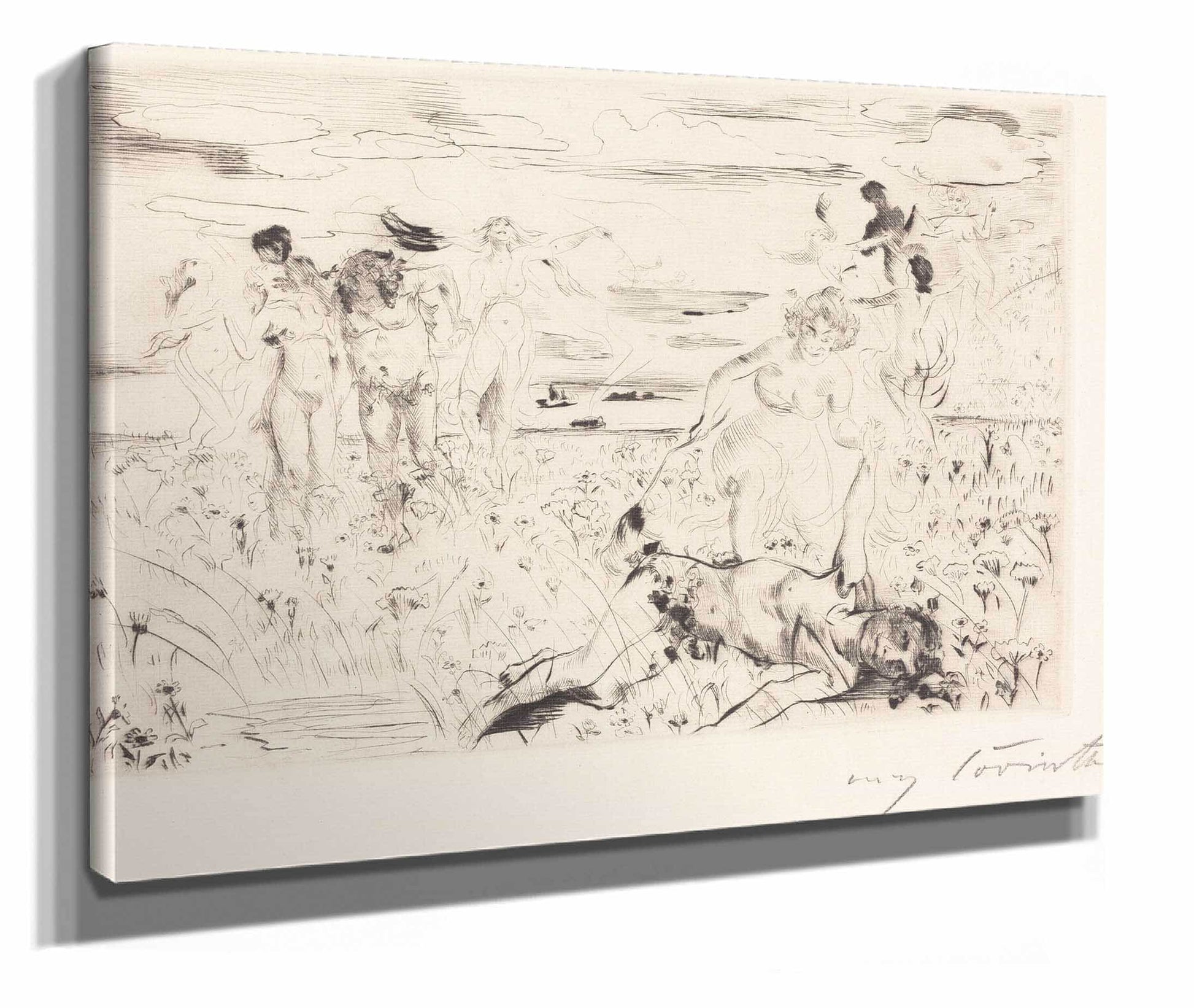 Bacchanal Bacchanale by Lovis Corinth