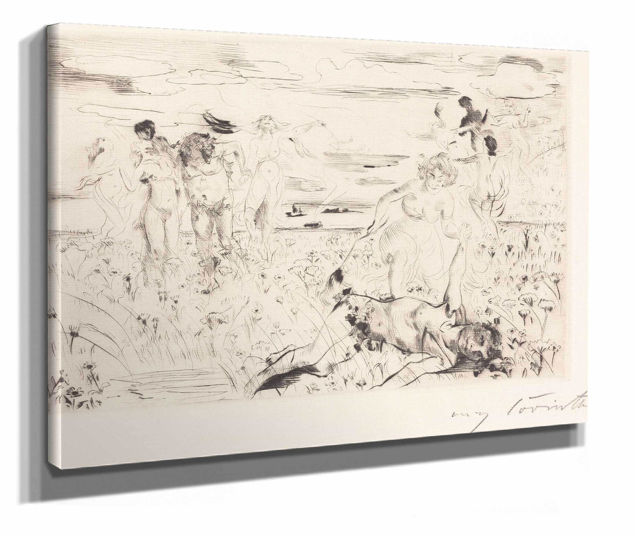 Bacchanal Bacchanale by Lovis Corinth