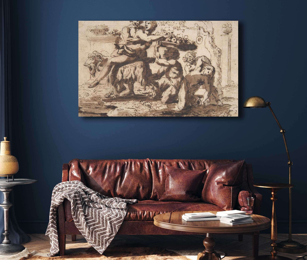 Bacchanal   by Nicolas Poussin