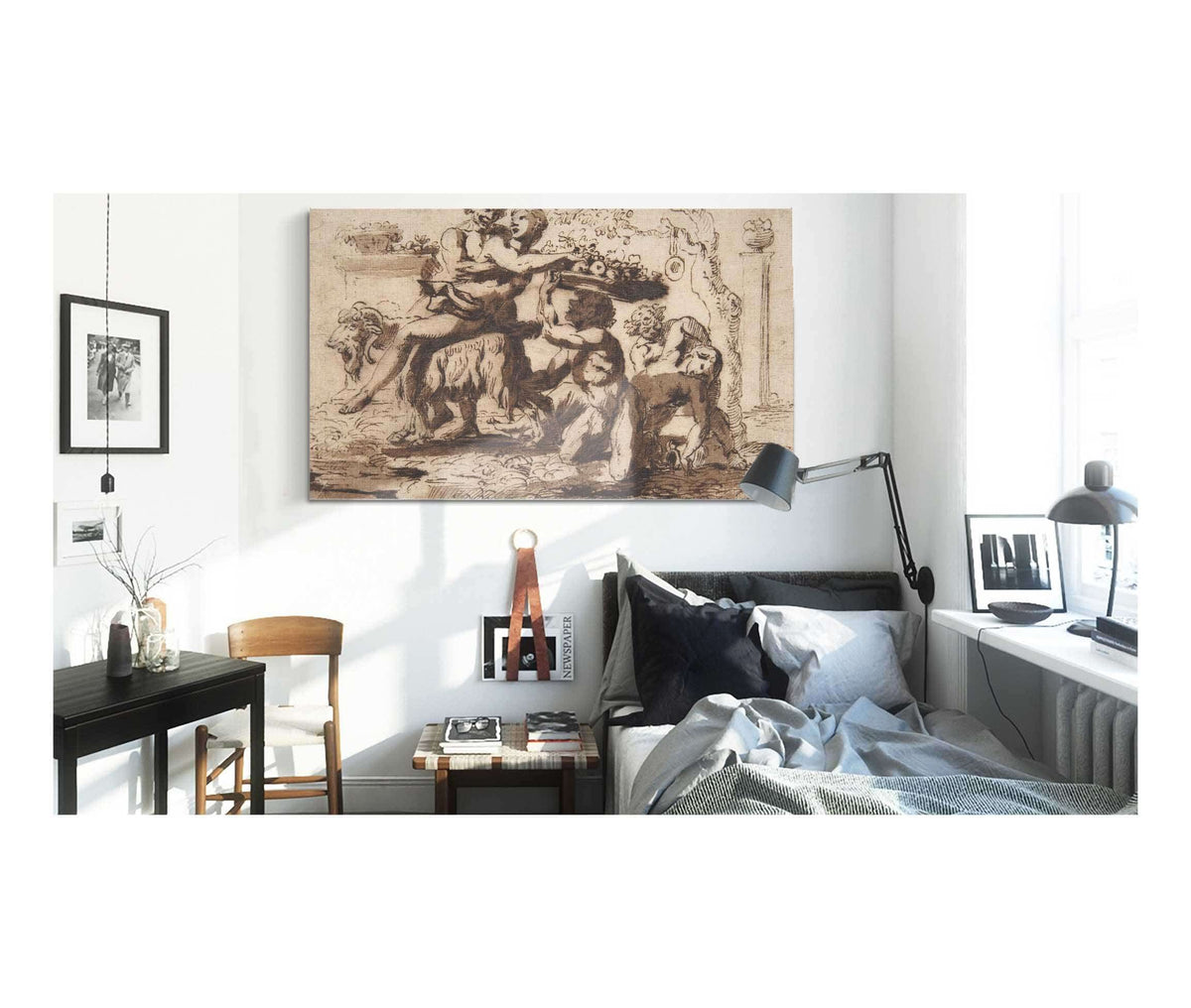 Bacchanal   by Nicolas Poussin