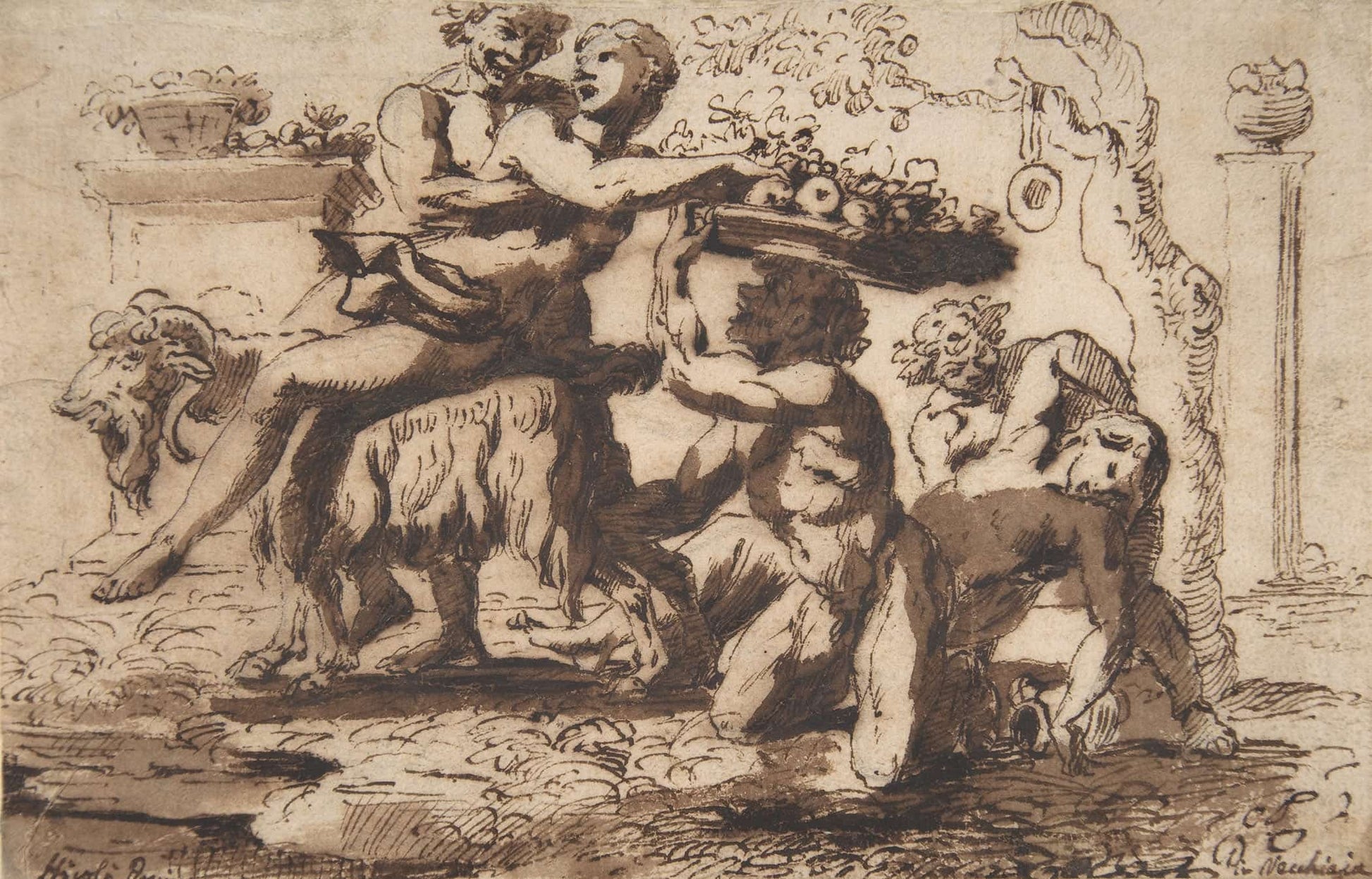 Bacchanal   by Nicolas Poussin