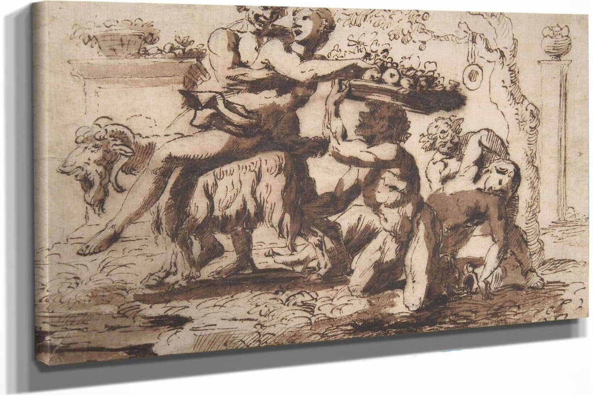 Bacchanal   by Nicolas Poussin