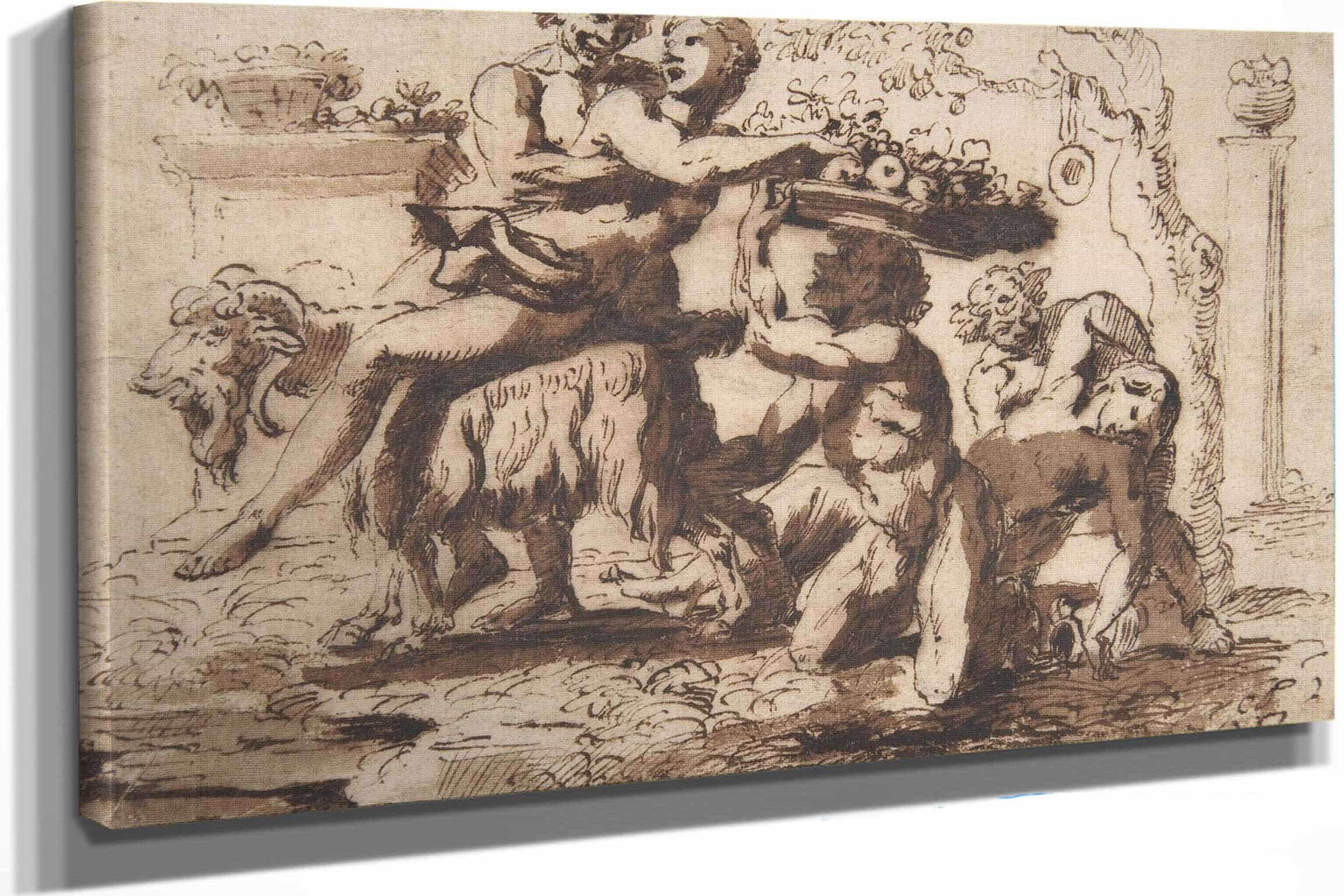 Bacchanal   by Nicolas Poussin