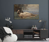 Bacchante By The Sea by Jean Baptiste Camille Corot