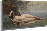 Bacchante By The Sea by Jean Baptiste Camille Corot