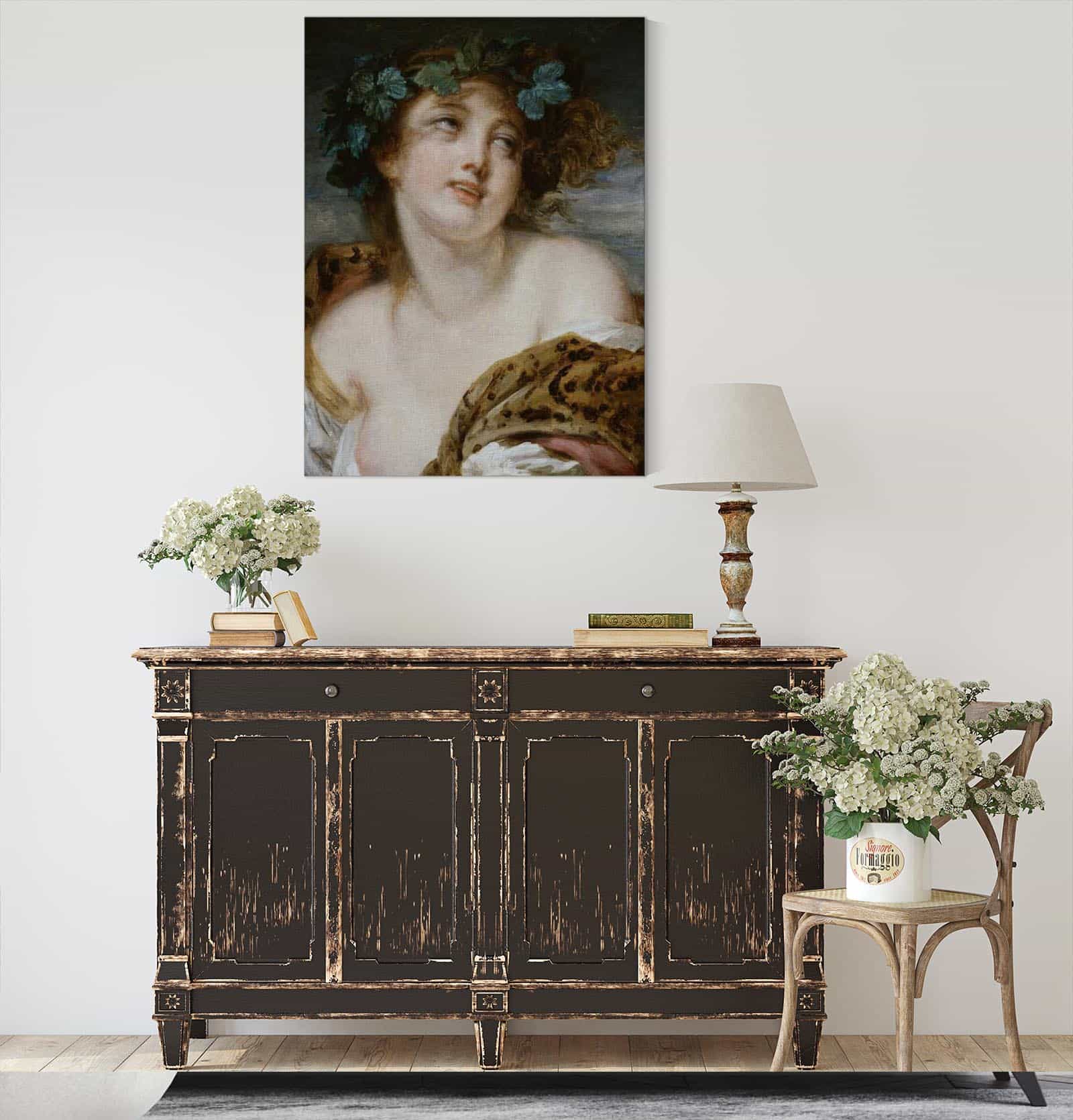 Bacchante Probably S by Jean Baptiste Greuze