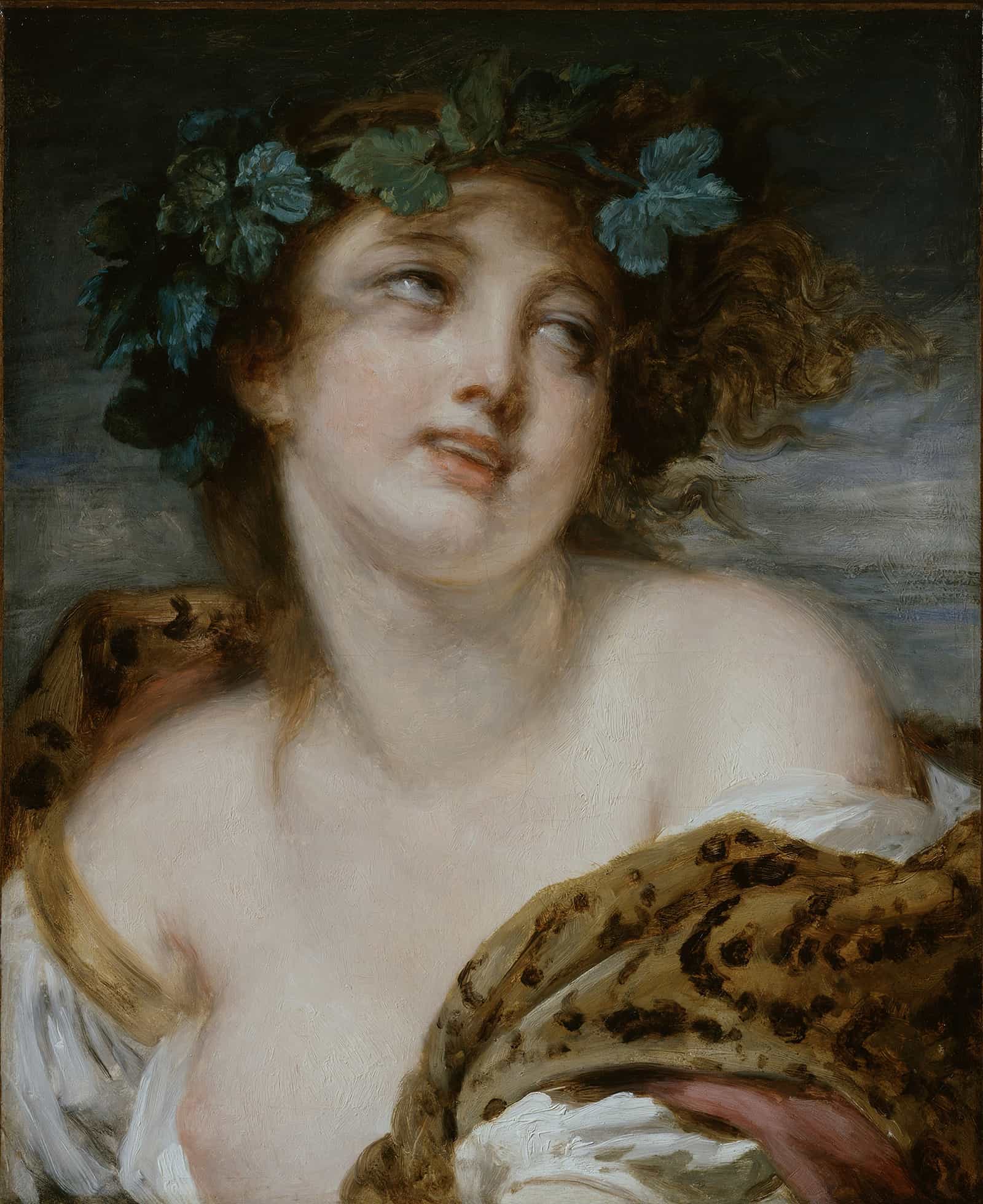 Bacchante Probably S by Jean Baptiste Greuze