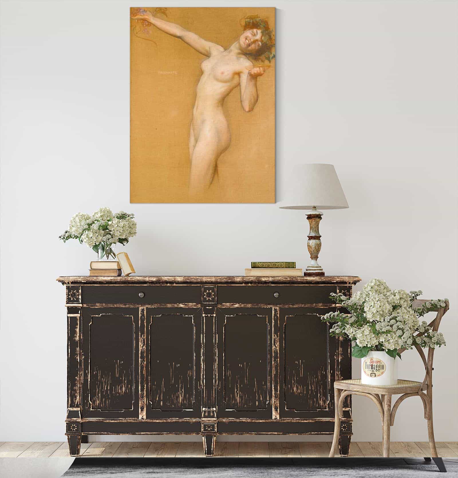 Bacchante Study For The Vintage Morn by Herbert James Draper