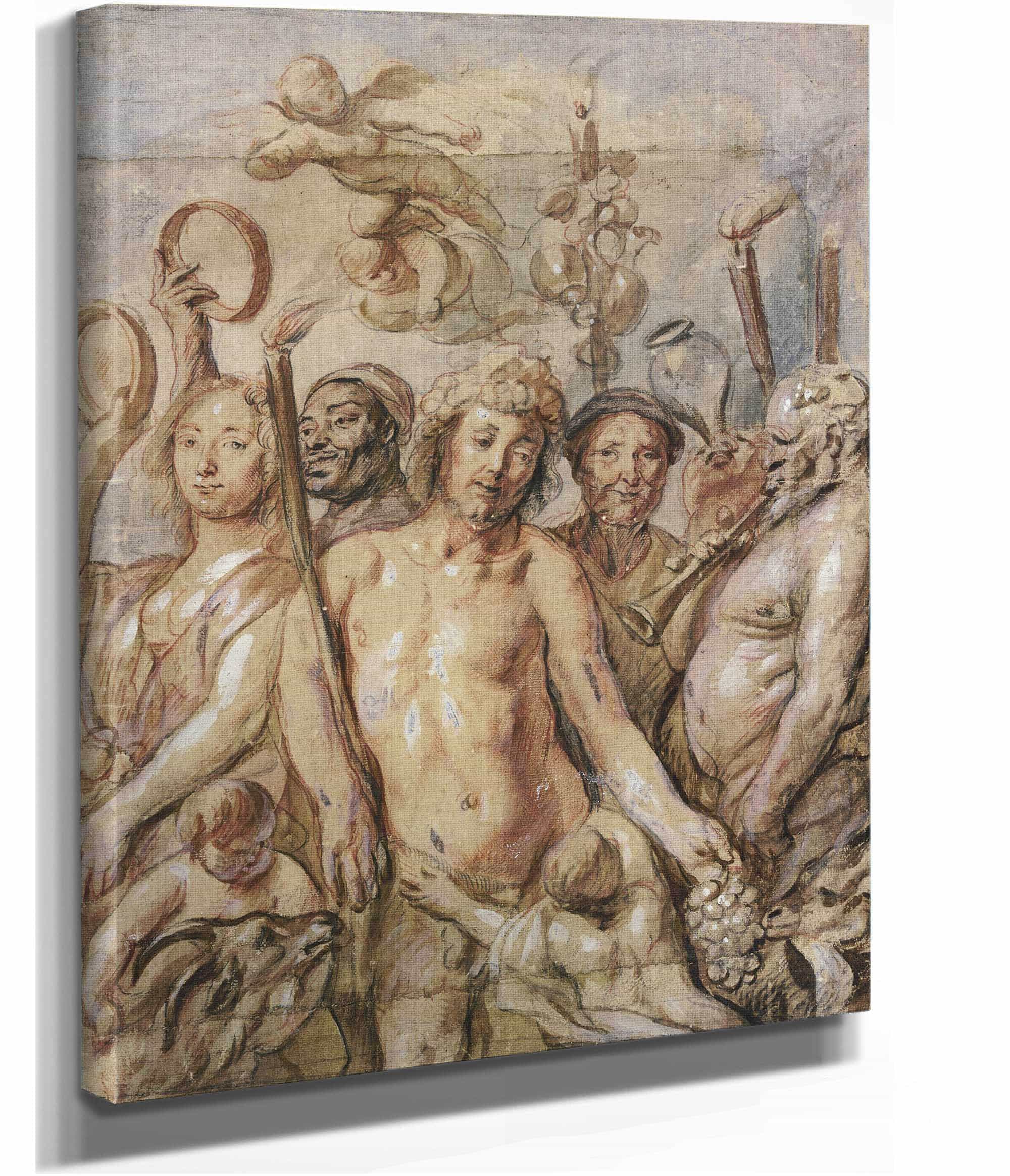 Bacchantenzug Triumph Des Bacchus by Jacob Jordaens