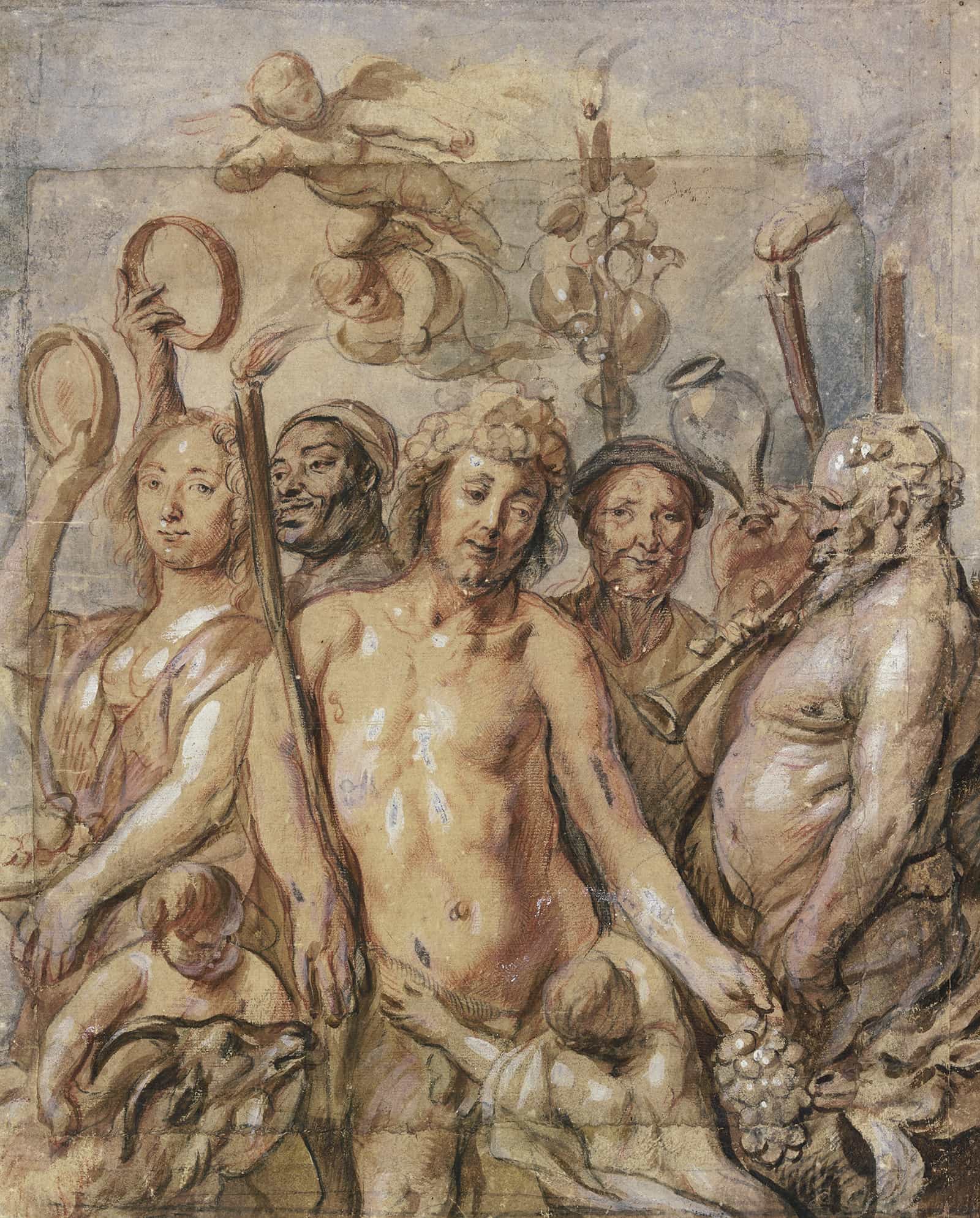 Bacchantenzug Triumph Des Bacchus by Jacob Jordaens