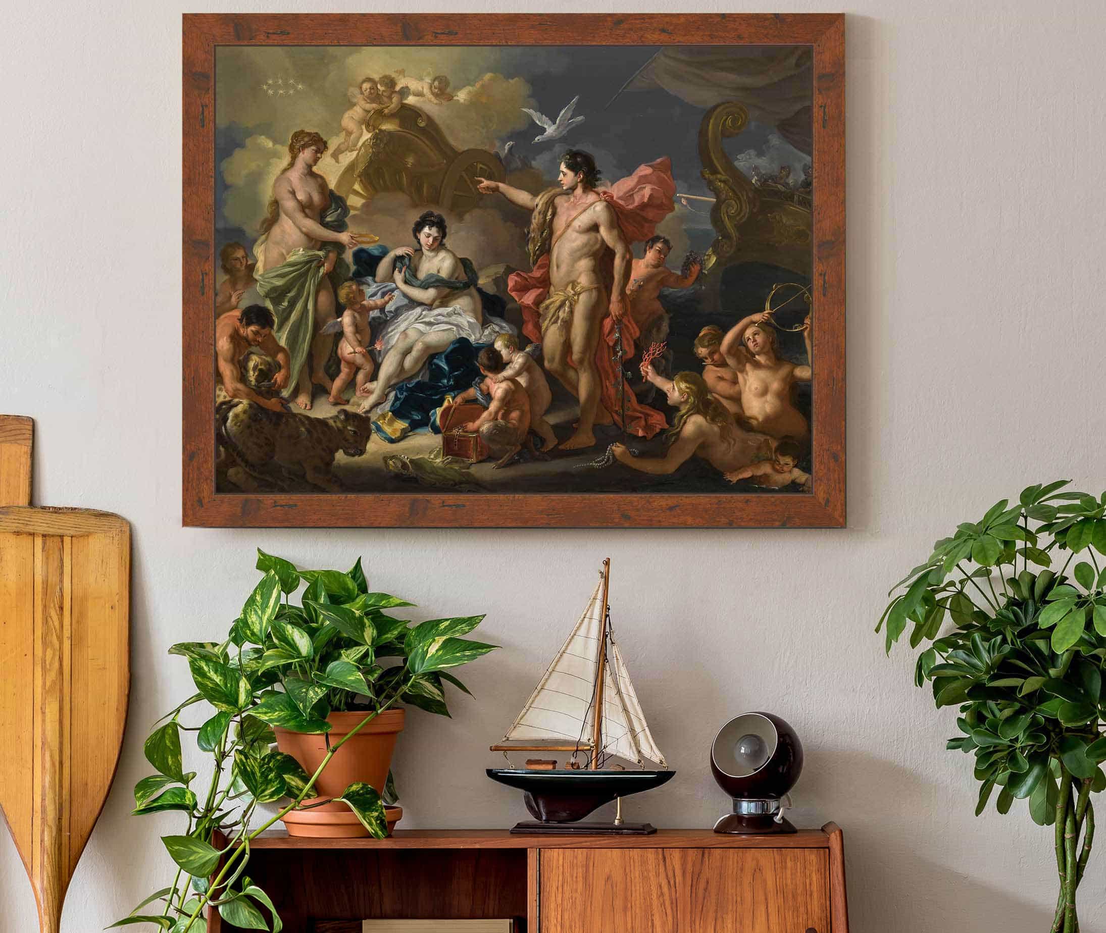 Bacchus And Ariadne by Francesco Solimena