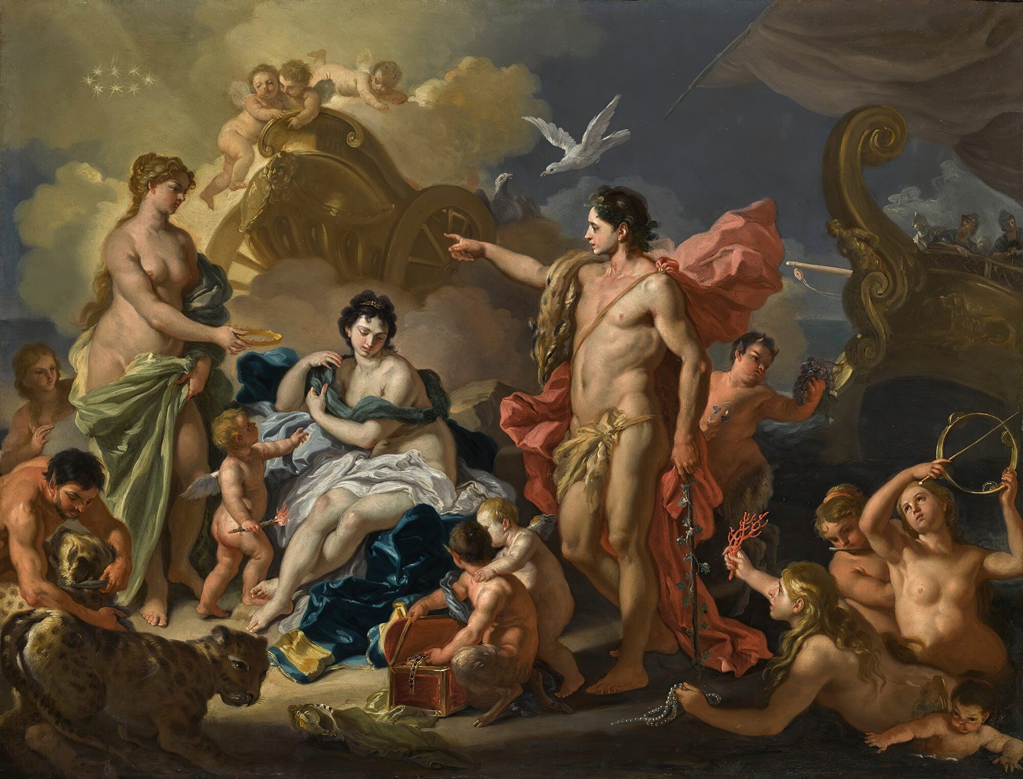 Bacchus And Ariadne by Francesco Solimena