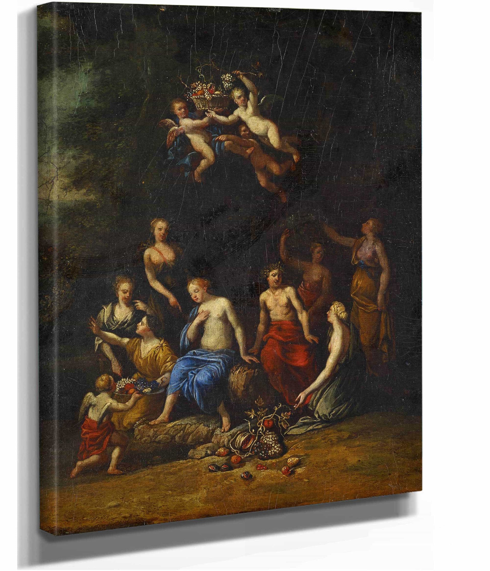 Bacchus And Pomona by Gerard De Lairesse