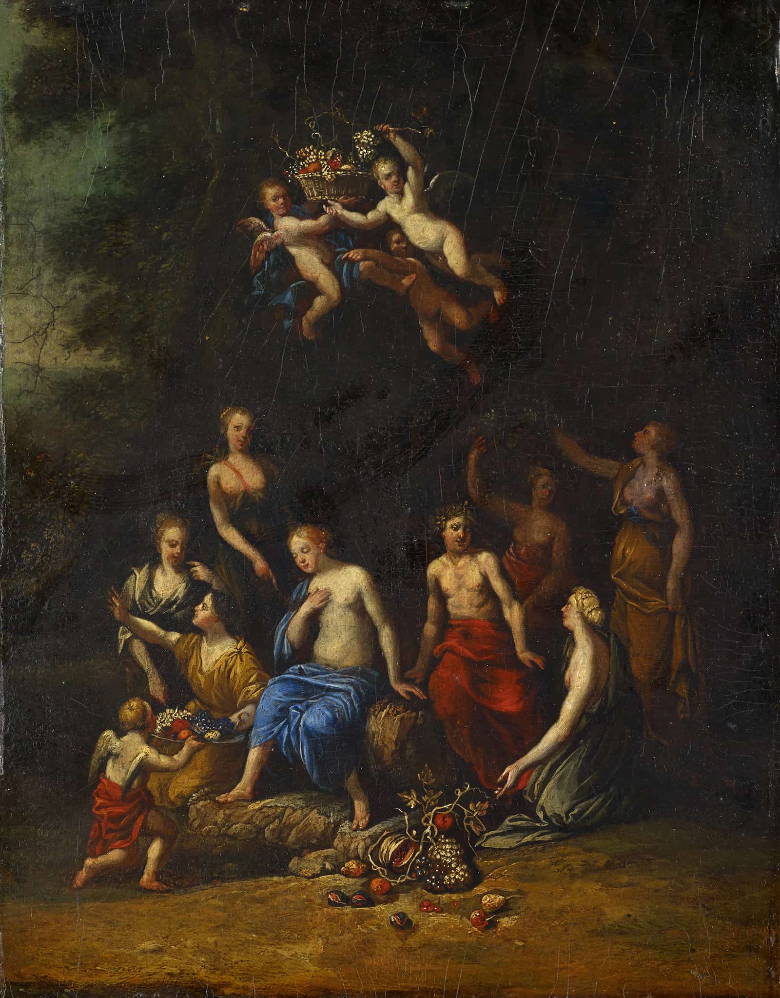 Bacchus And Pomona by Gerard De Lairesse