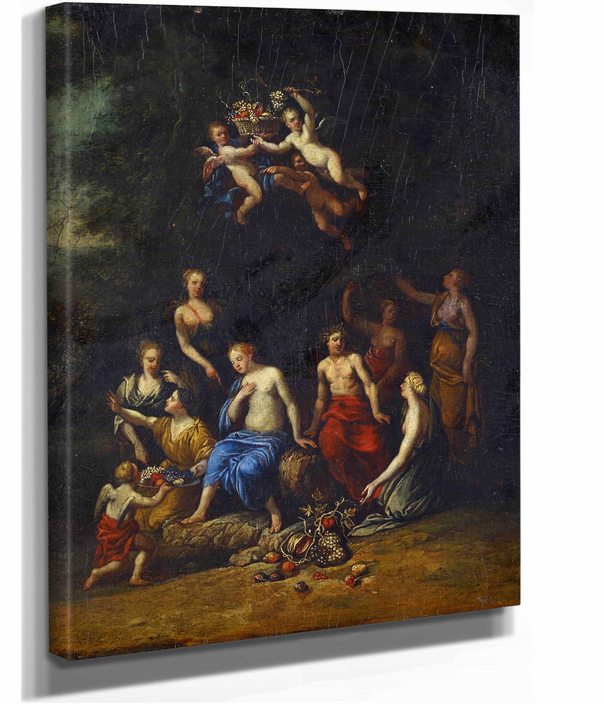 Bacchus And Pomone by Gerard De Lairesse