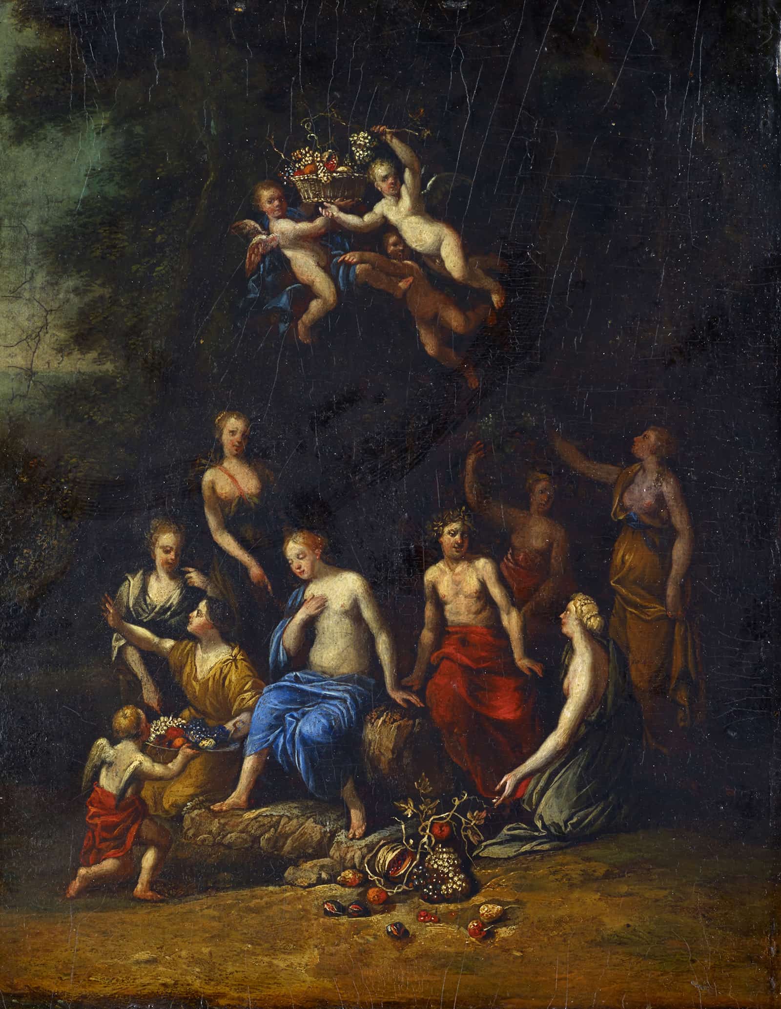 Bacchus And Pomone by Gerard De Lairesse