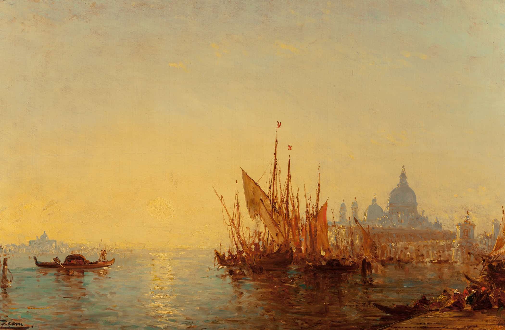 Bacino Di San Marco by Felix Ziem