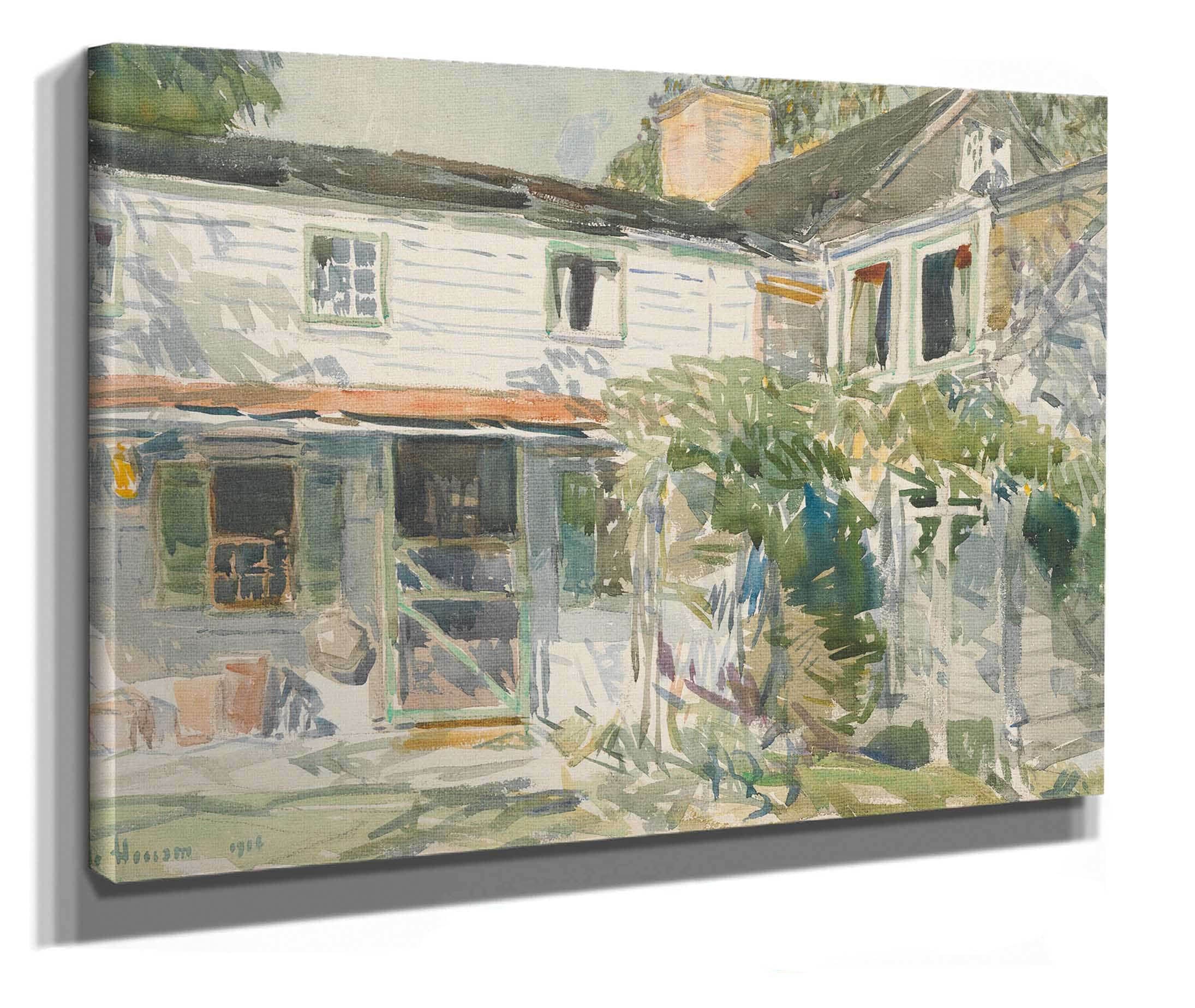 Back Of The Old House by Childe Hassam