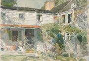 Back Of The Old House by Childe Hassam
