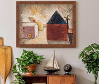 Backyard In The Sunshine by Tadeusz Makowski