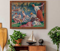 Baignade Dans La Cure by Maximilien Luce