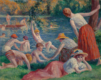 Baignade Dans La Cure by Maximilien Luce