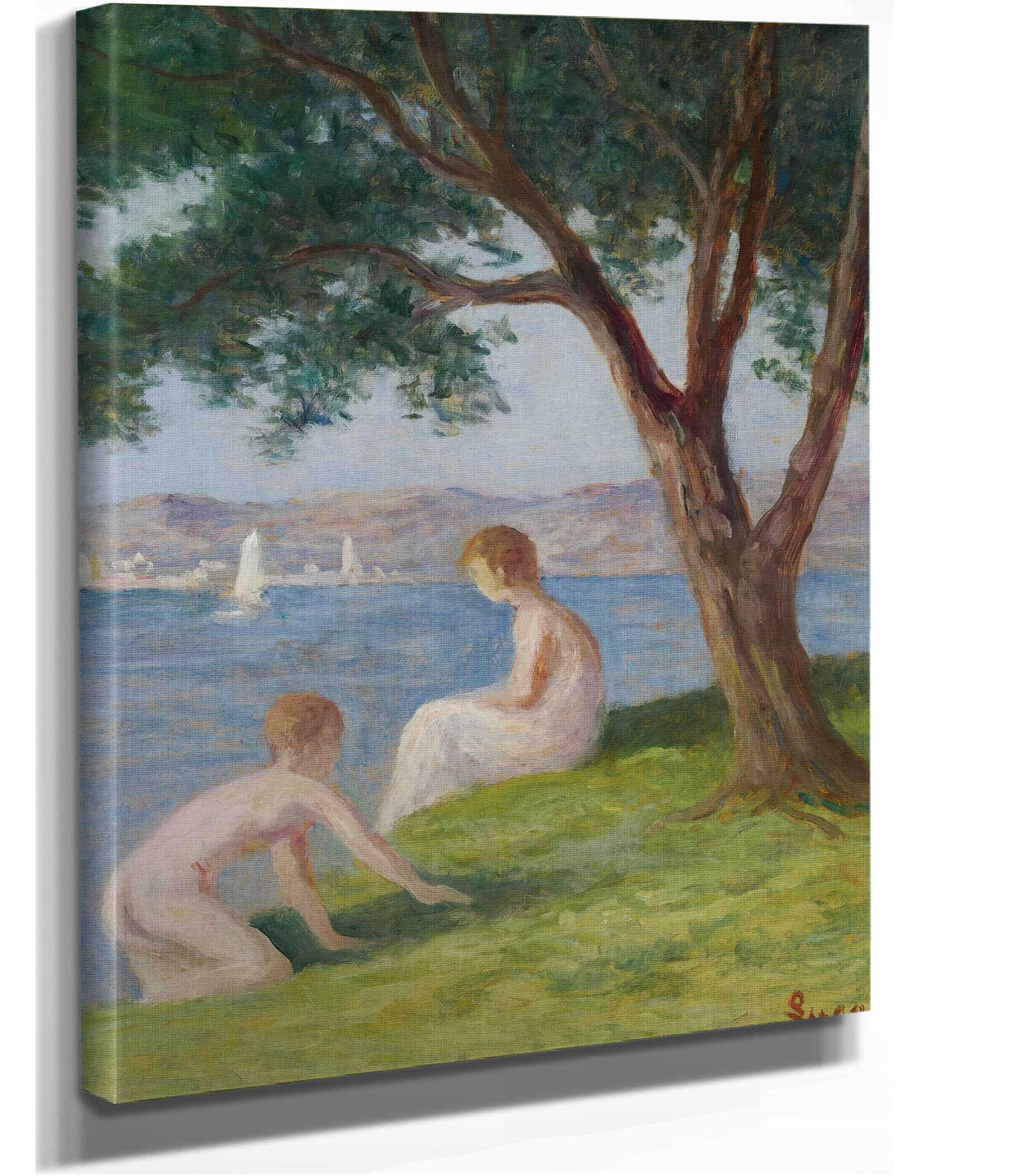 Baigneurs A St Tropez by Maximilien Luce