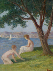 Baigneurs A St Tropez by Maximilien Luce