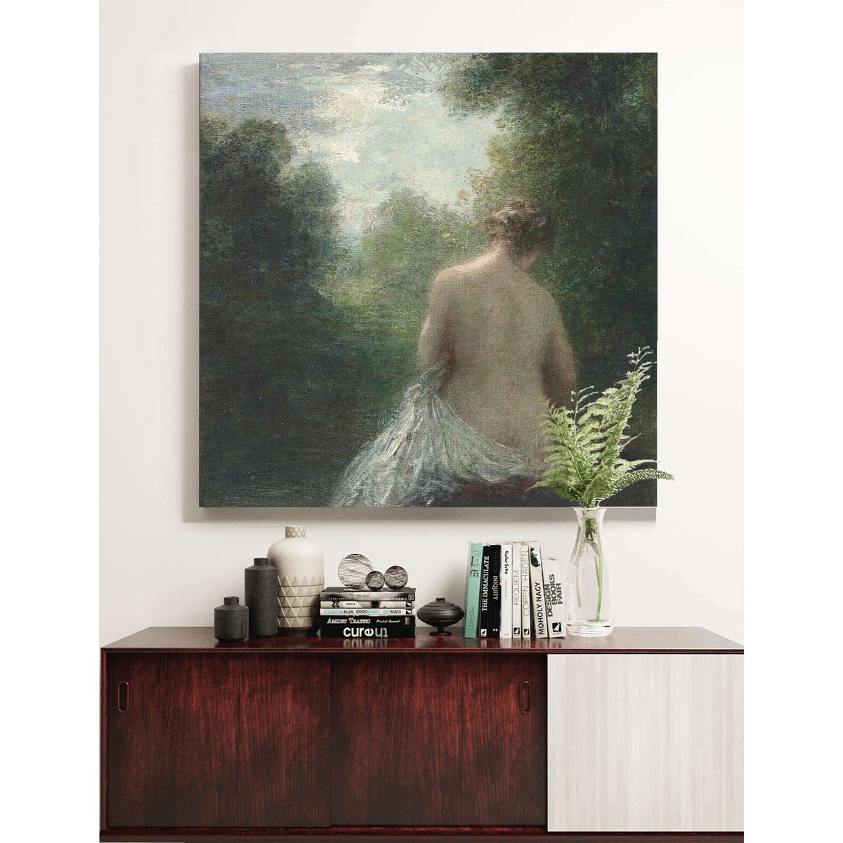 Baigneuse Assise De Dos by Henri Fantin Latour