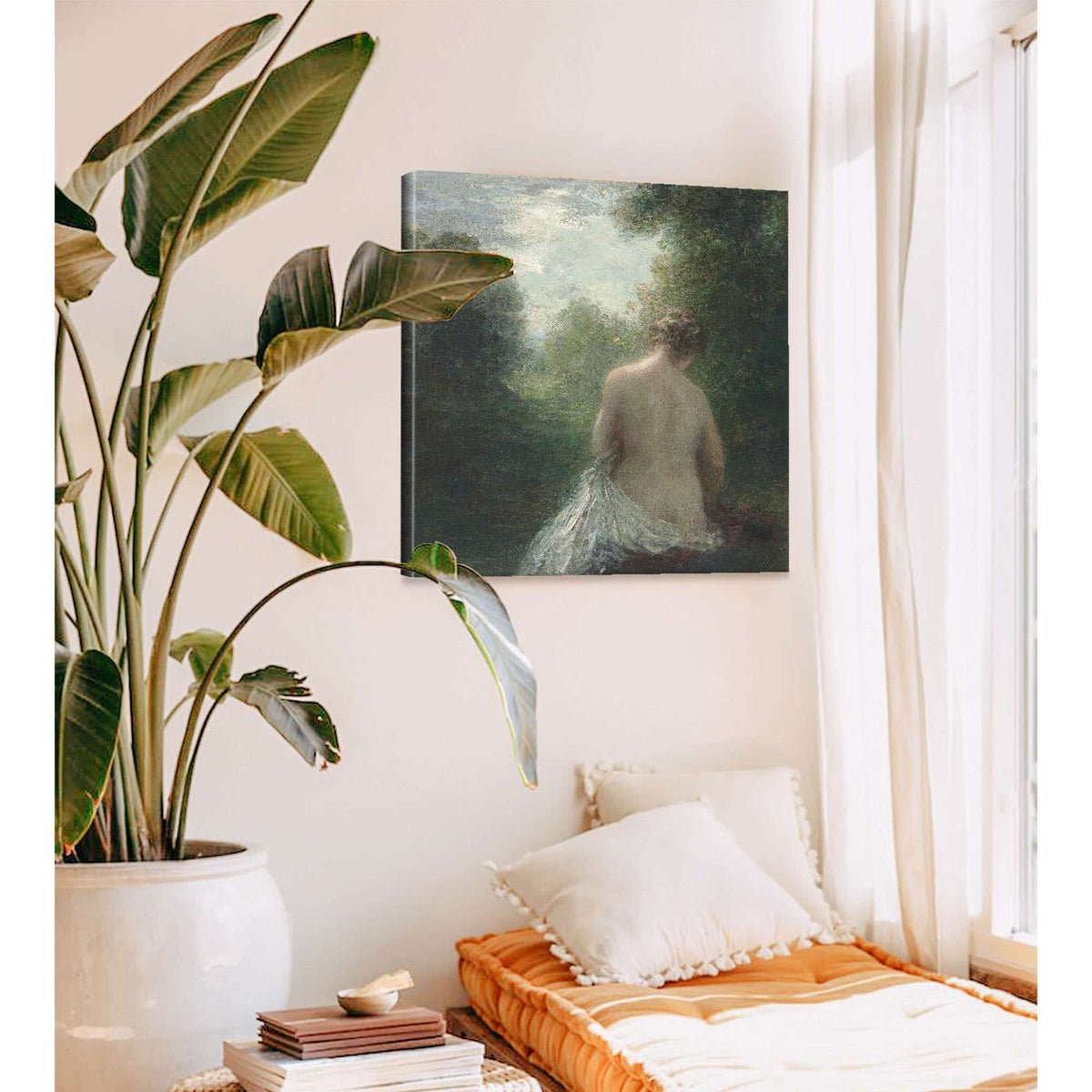 Baigneuse Assise De Dos by Henri Fantin Latour