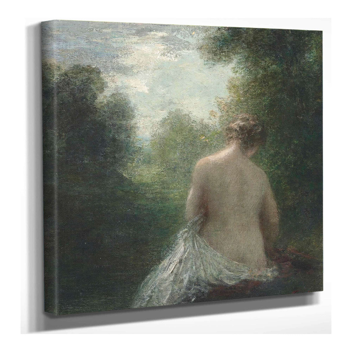 Baigneuse Assise De Dos by Henri Fantin Latour