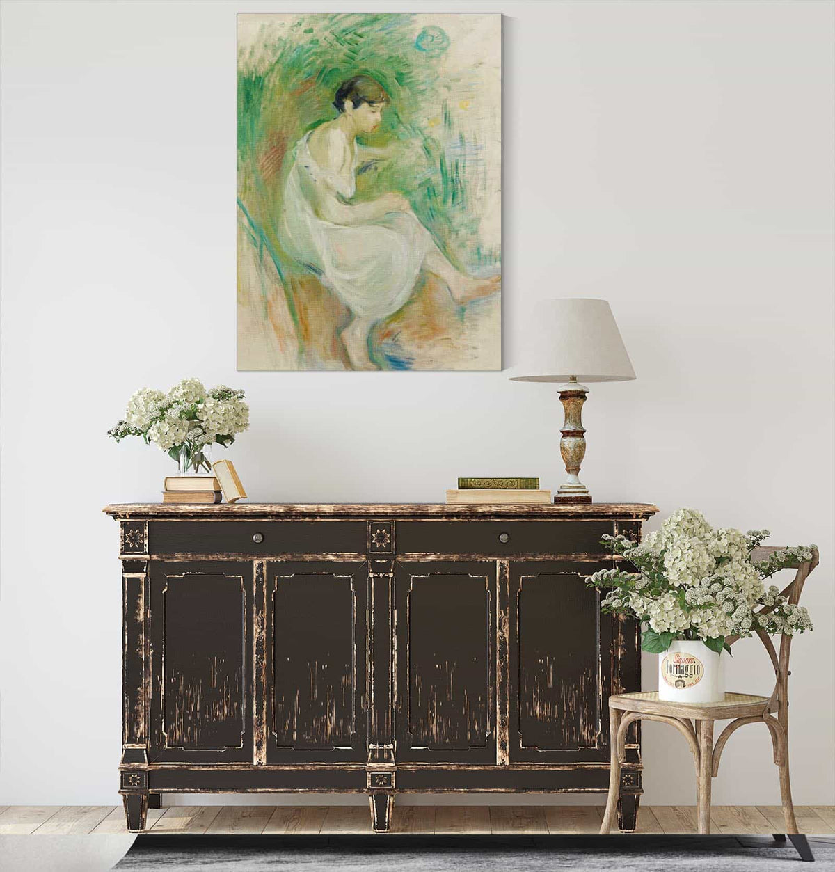 Baigneuse En Chemise by Berthe Morisot