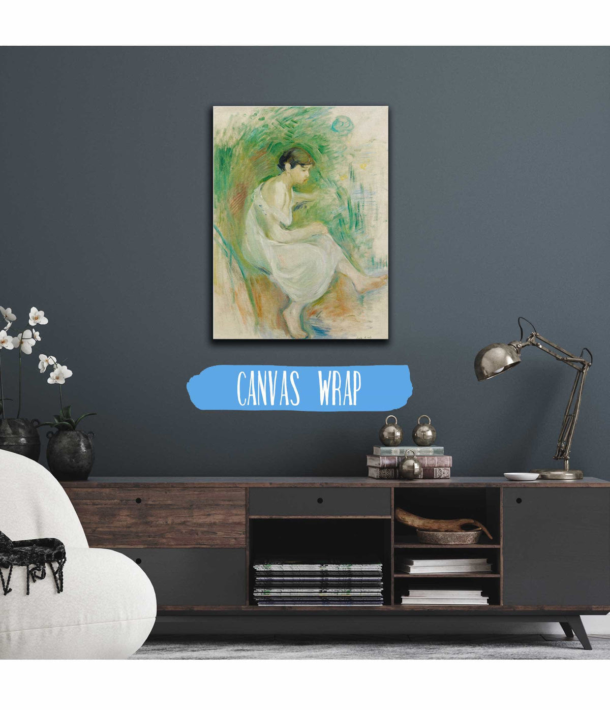 Baigneuse En Chemise by Berthe Morisot