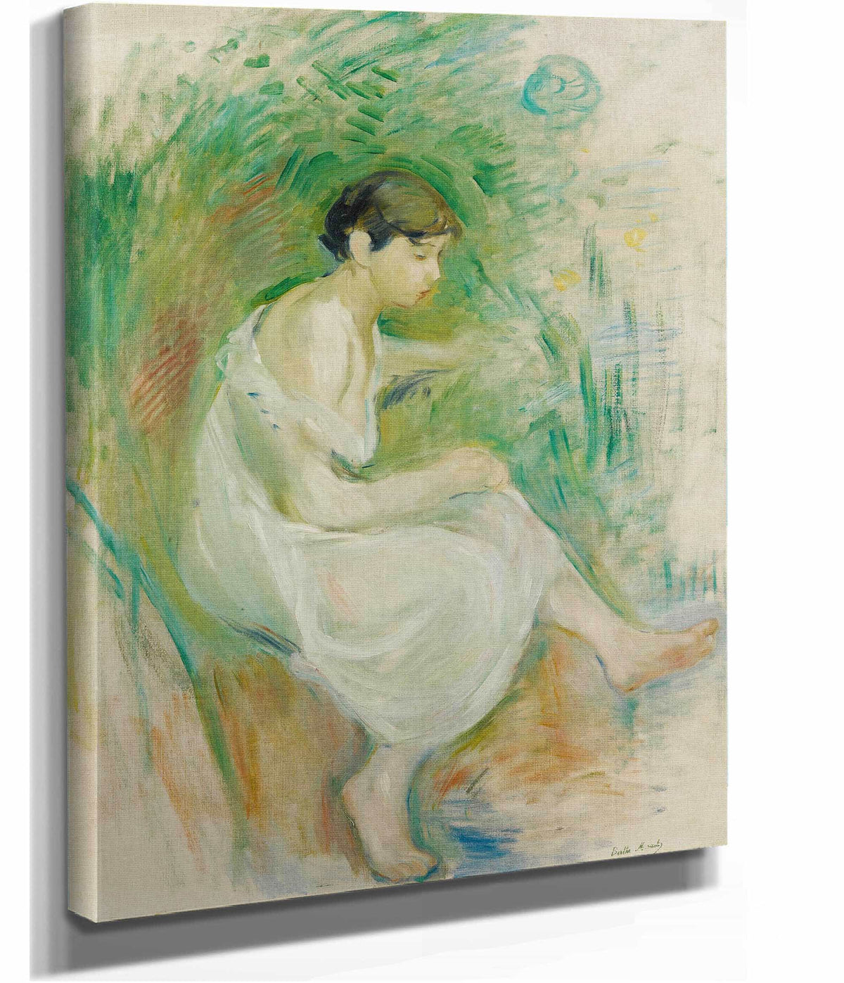 Baigneuse En Chemise by Berthe Morisot