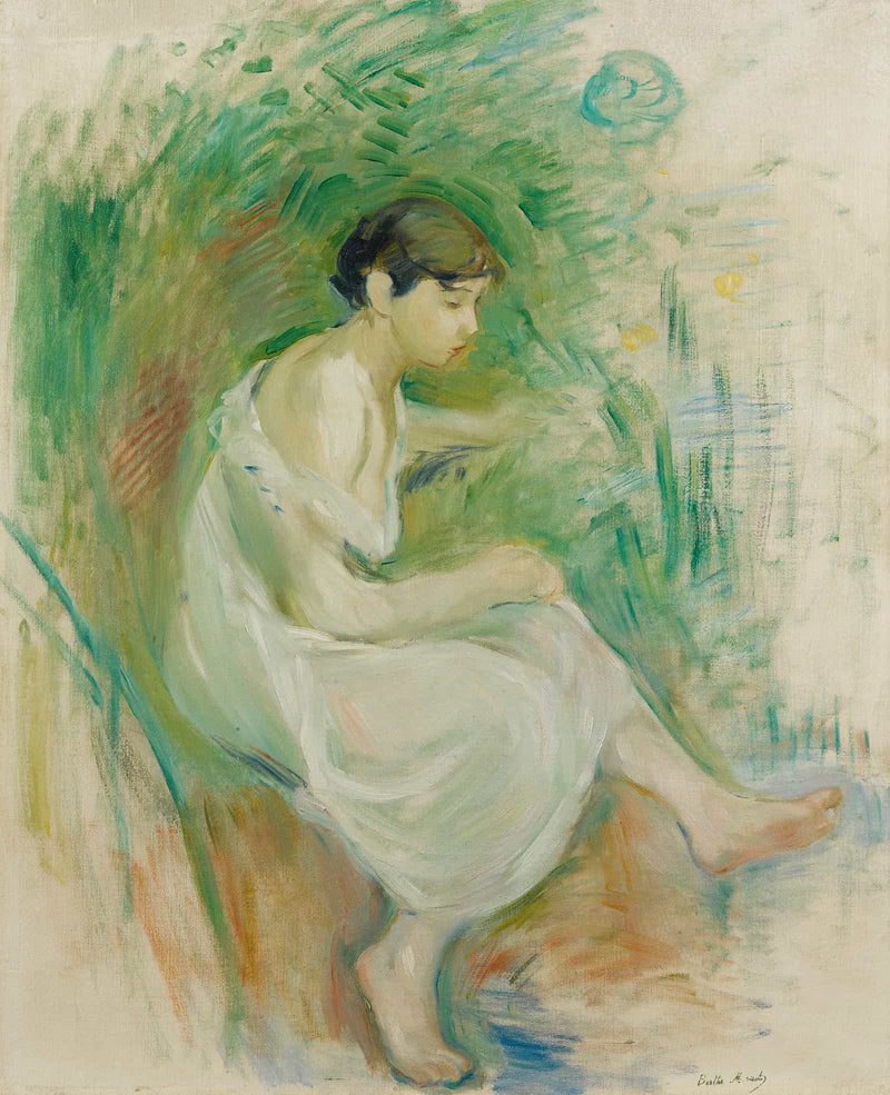 Baigneuse En Chemise by Berthe Morisot