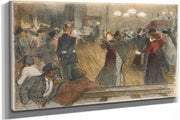Bal De Barriere by Theophile Alexandre Steinlen