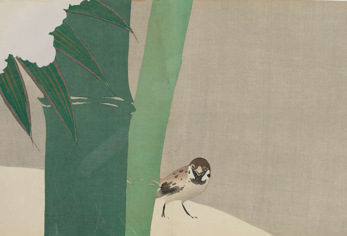 Bamboo In Snow Secchuchiku by Kamisaka Sekka