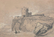 Bamborough Castle Northumberland by John Sell Cotman