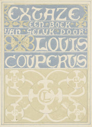Bandontwerp Voor Louis Couperus Extaze Een Boek Van Geluk In Or Before by Richard Nicolaus Roland Holst
